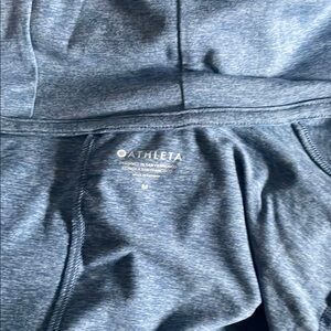 Athleta Blue Athletic Hoodie Wrap